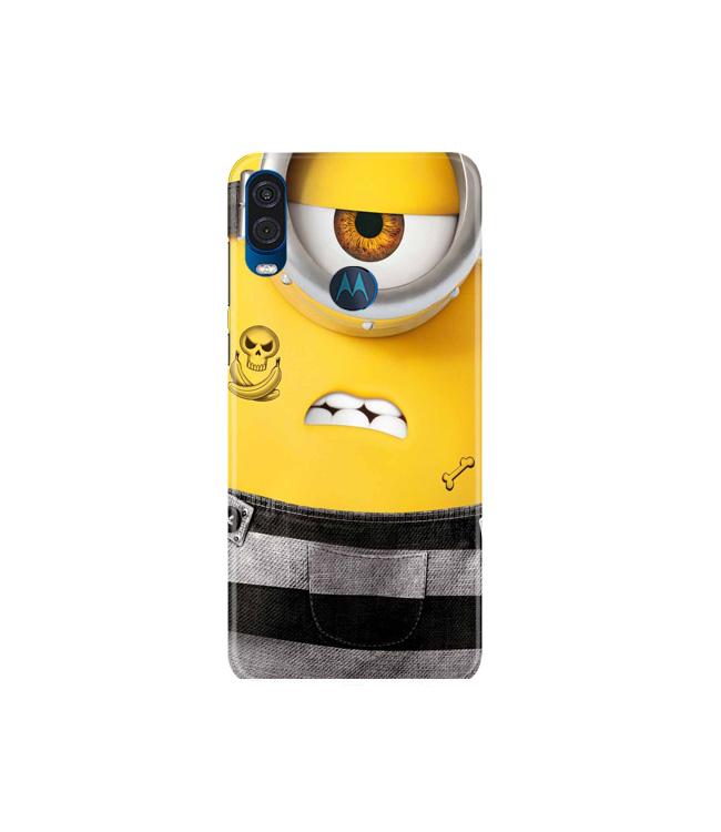 Minion Mobile Back Case for Moto One Vision (Design - 324) Minion Mobile Back Case for Moto One Vision (Design - 324)
