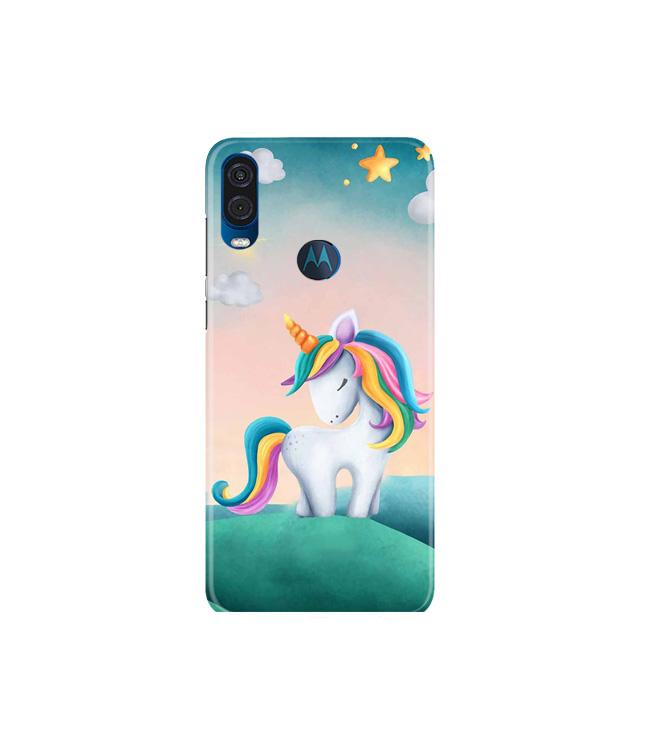 Unicorn Mobile Back Case for Moto One Vision (Design - 366) Unicorn Mobile Back Case for Moto One Vision (Design - 366)