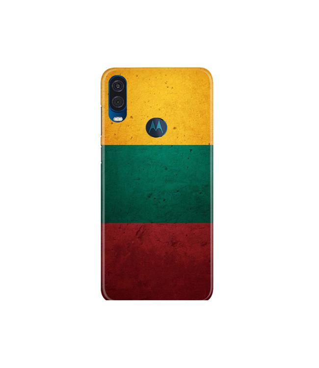 Color Pattern Mobile Back Case for Moto One Vision (Design - 374) Color Pattern Mobile Back Case for Moto One Vision (Design - 374)