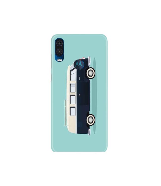 Travel Bus Mobile Back Case for Moto One Vision (Design - 379) Travel Bus Mobile Back Case for Moto One Vision (Design - 379)