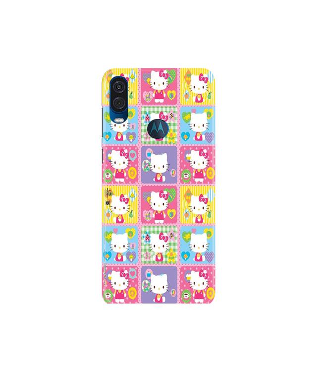 Kitty Mobile Back Case for Moto One Vision (Design - 400) Kitty Mobile Back Case for Moto One Vision (Design - 400)