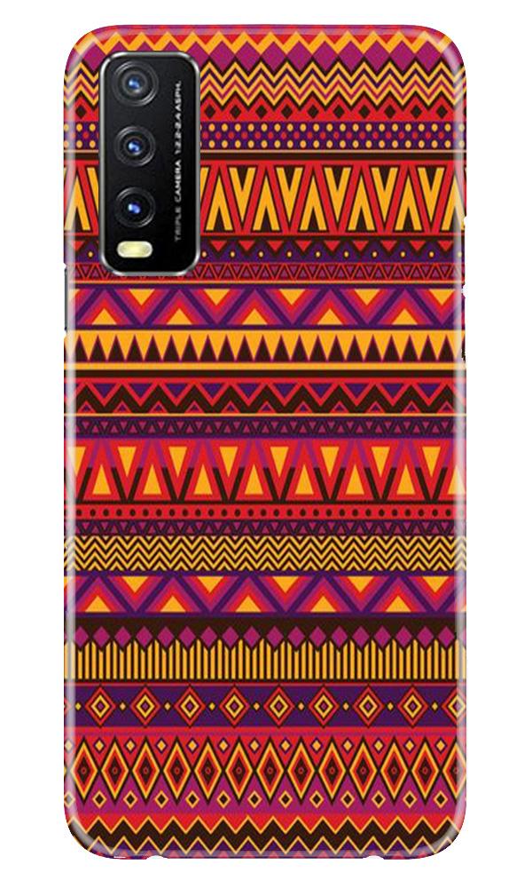 Zigzag line pattern2 Mobile Back Case for Vivo Y20G (Design - 10) Zigzag line pattern2 Case for Vivo Y20G