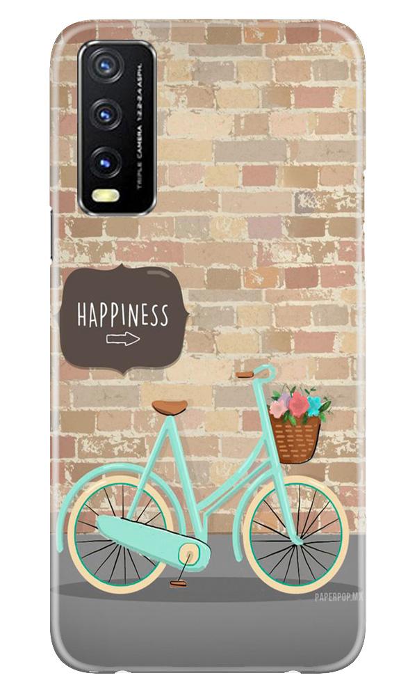 Happiness Mobile Back Case for Vivo Y20 (Design - 53) Happiness Case for Vivo Y20