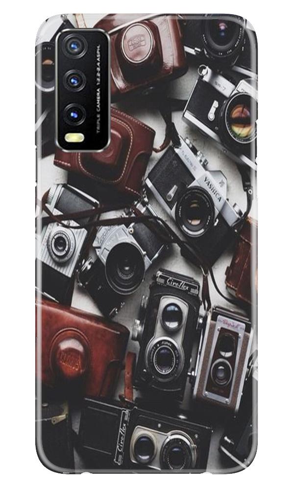 Cameras Mobile Back Case for Vivo Y20 (Design - 57) Cameras Case for Vivo Y20