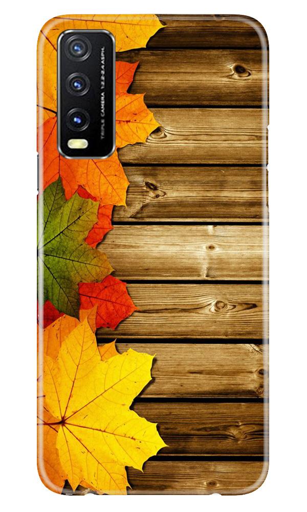 Wooden look3 Mobile Back Case for Vivo Y20 (Design - 61) Wooden look3 Case for Vivo Y20