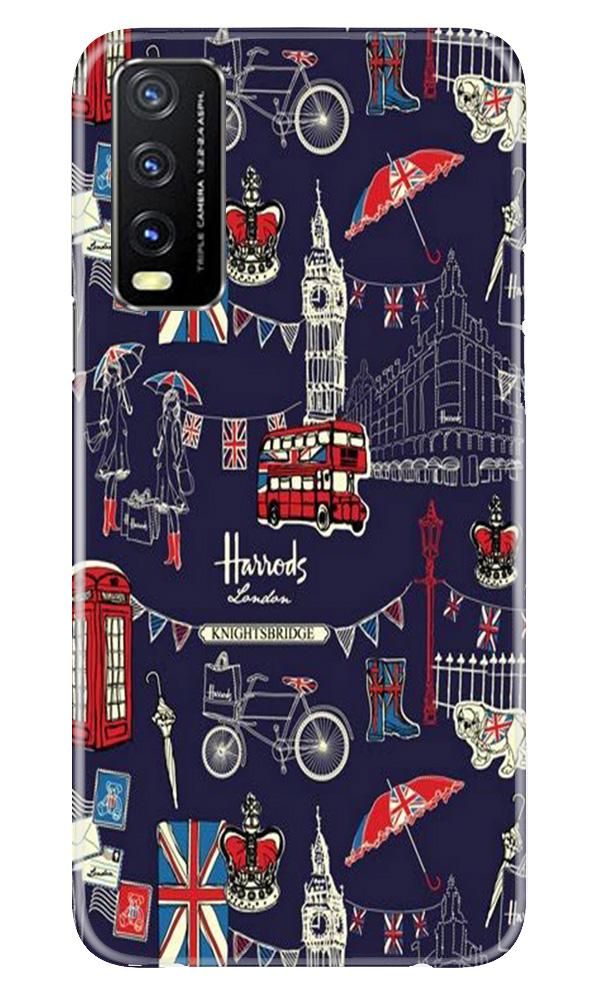 Love London Mobile Back Case for Vivo Y20G (Design - 75) Love London Case for Vivo Y20G