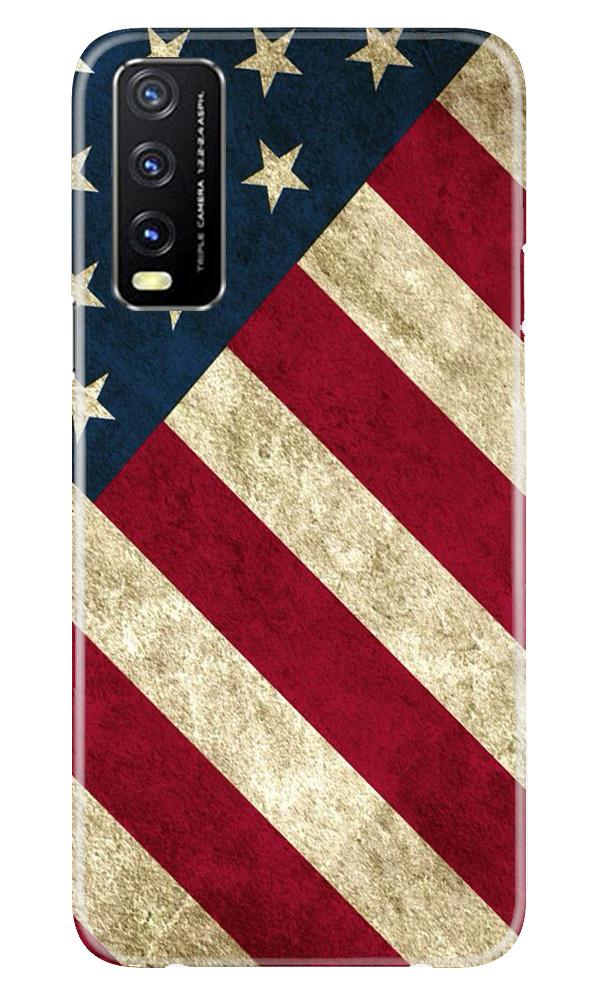 America Mobile Back Case for Vivo Y20G (Design - 79) America Case for Vivo Y20G