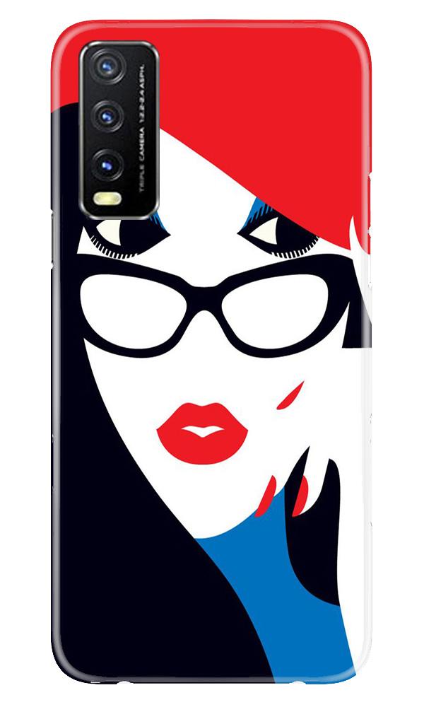Girlish Mobile Back Case for Vivo Y20 (Design - 131) Girlish Case for Vivo Y20 (Design - 131)