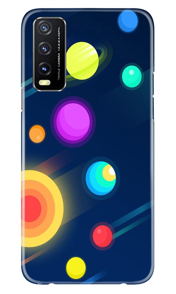 Solar Planet Mobile Back Case for Vivo Y20i (Design - 197) Solar Planet Case for Vivo Y20i (Design - 197)