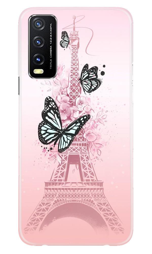 Eiffel Tower Mobile Back Case for Vivo Y20 (Design - 211) Eiffel Tower Case for Vivo Y20 (Design No. 211)