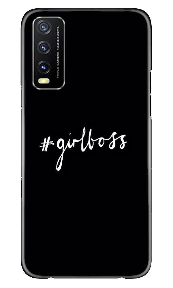 #GirlBoss Mobile Back Case for Vivo Y20G (Design - 266) #GirlBoss Case for Vivo Y20G (Design No. 266)