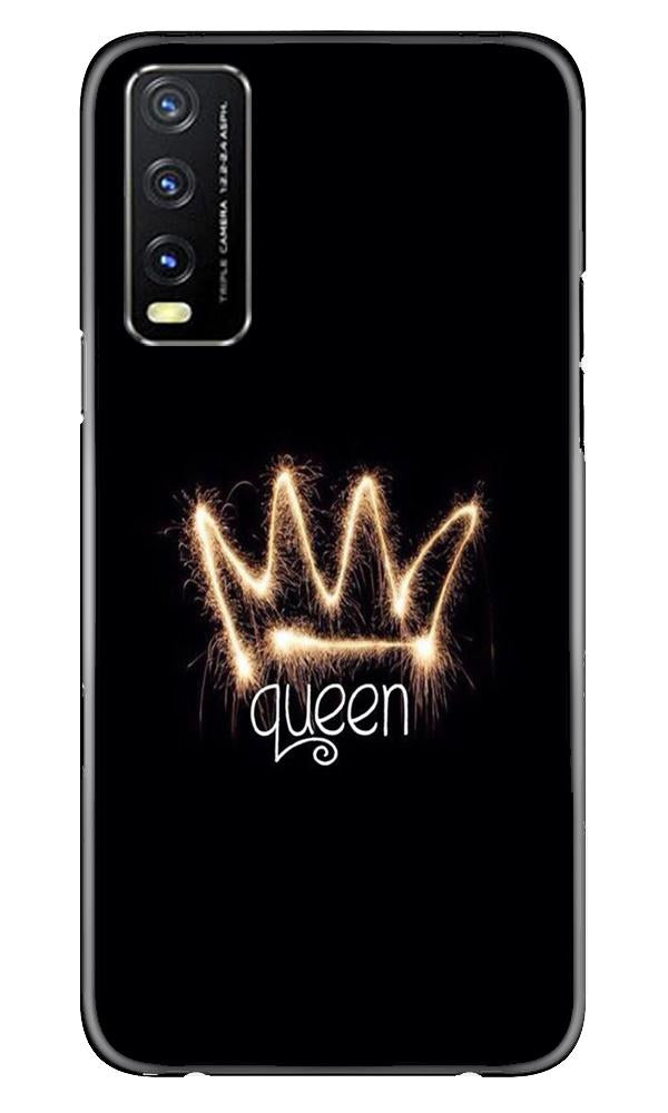 Queen Mobile Back Case for Vivo Y20 (Design - 270) Queen Case for Vivo Y20 (Design No. 270)