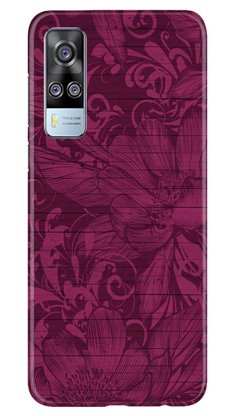 Purple Backround Mobile Back Case for Vivo Y53s (Design - 22) Purple Backround Case for Vivo Y53s