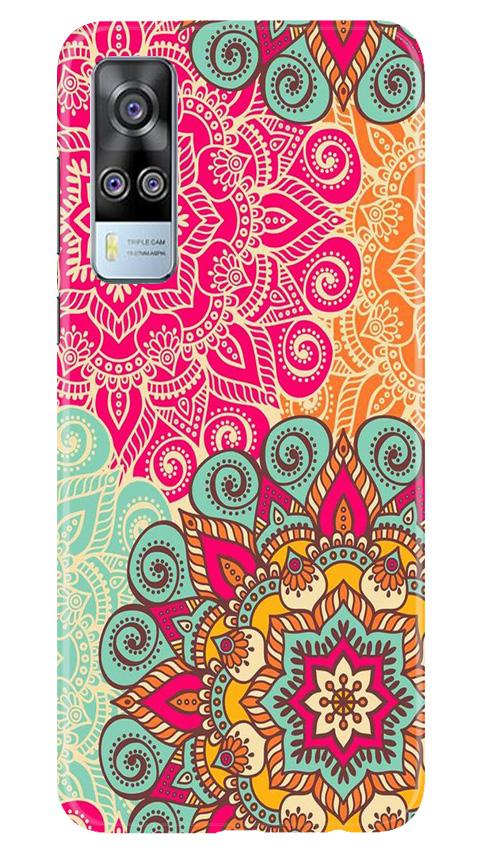 Rangoli art2 Mobile Back Case for Vivo Y51A (Design - 29) Rangoli art2 Case for Vivo Y51A