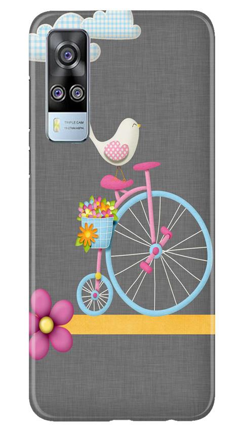 Sparron with cycle Mobile Back Case for Vivo Y51A (Design - 34) Sparron with cycle Case for Vivo Y51A