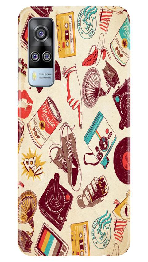 Vintage Mobile Back Case for Vivo Y31 (Design - 35) Vintage Case for Vivo Y31