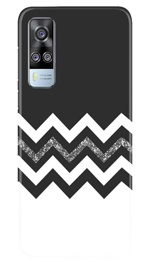 Black white Pattern2Mobile Back Case for Vivo Y51 (Design - 83) Black white Pattern2Case for Vivo Y51