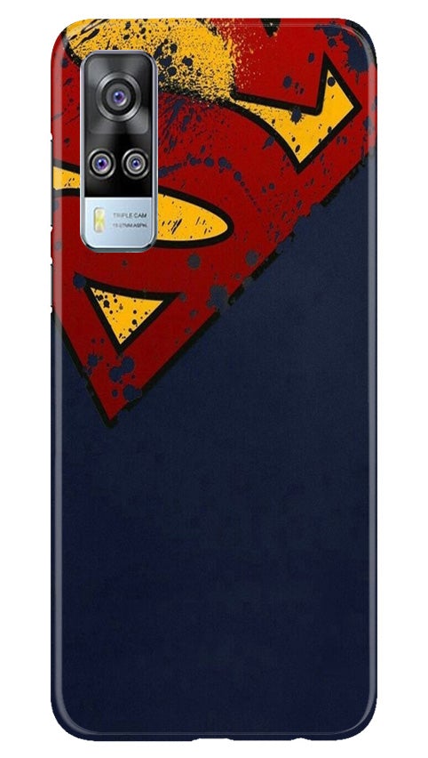 Superman Superhero Mobile Back Case for Vivo Y53s (Design - 125) Superman Superhero Case for Vivo Y53s (Design - 125)