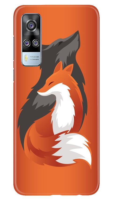 Wolf Mobile Back Case for Vivo Y31 (Design - 224) Wolf Case for Vivo Y31 (Design No. 224)