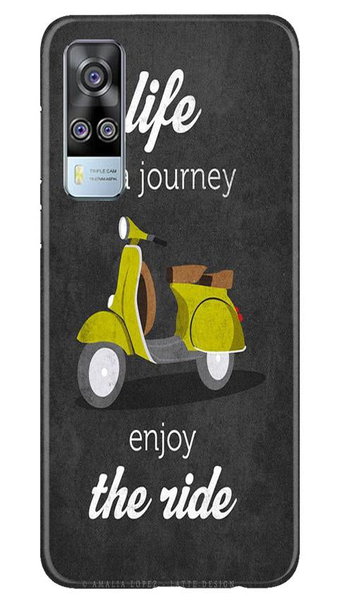 Life is a Journey Mobile Back Case for Vivo Y31 (Design - 261) Life is a Journey Case for Vivo Y31 (Design No. 261)