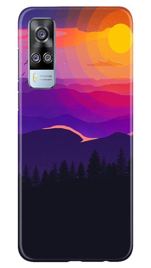 Sun Set Mobile Back Case for Vivo Y31 (Design - 279) Sun Set Case for Vivo Y31 (Design No. 279)