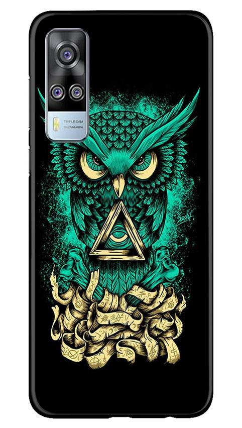 Owl Mobile Back Case for Vivo Y51 (Design 358)
