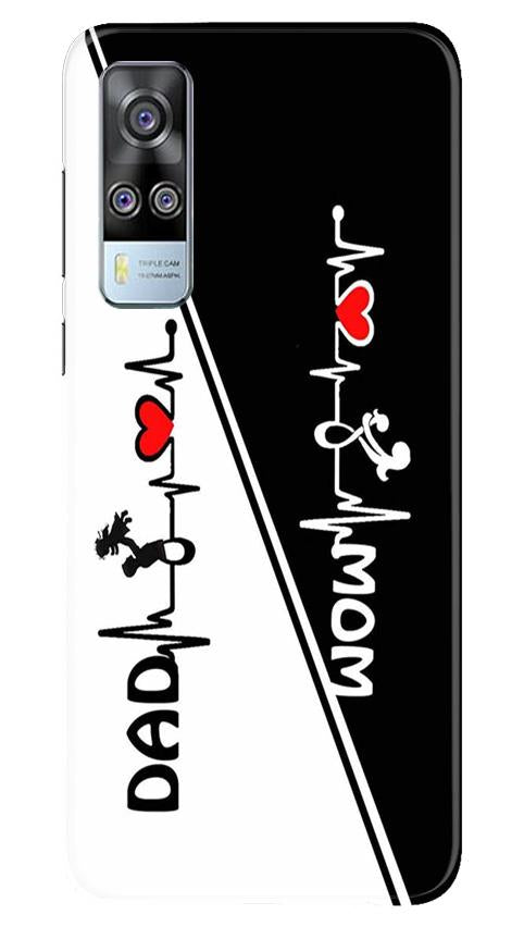 Love Mom Dad Mobile Back Case for Vivo Y51A (Design - 385) Love Mom Dad Mobile Back Case for Vivo Y51A (Design - 385)