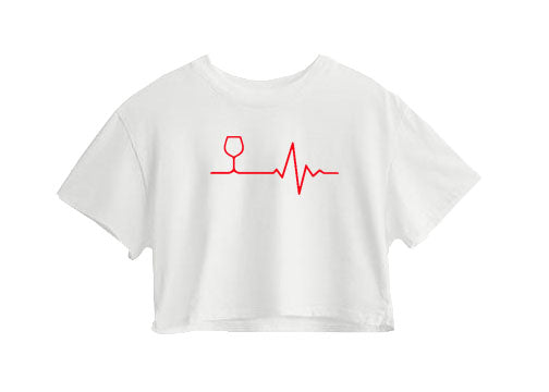 Red Wine Line Crop Top Red Wine Line Crop Top