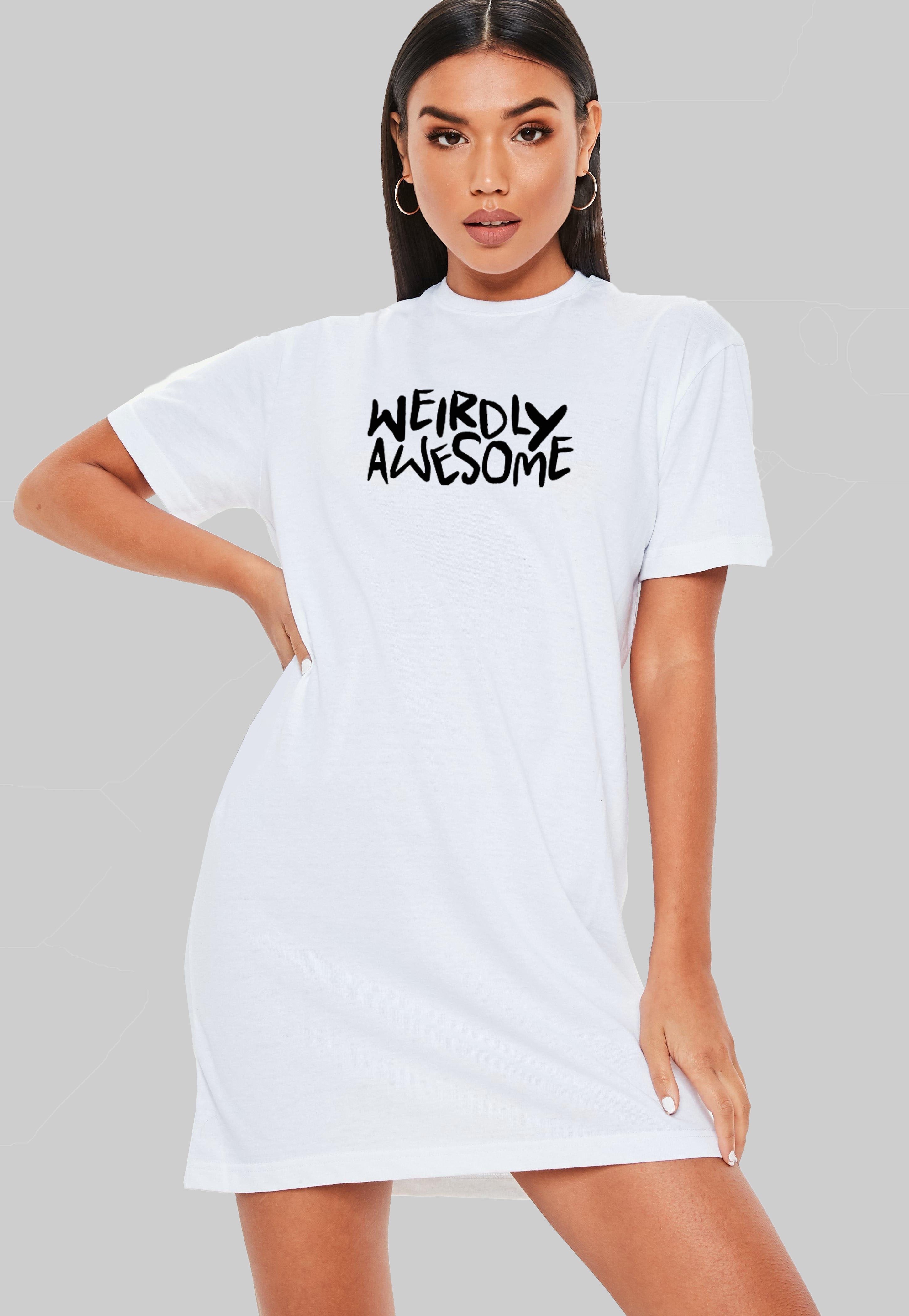 Weirdly Awesome T-Shirt Dress Weirdly Awesome T-Shirt Dress