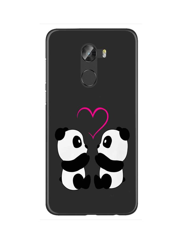 Panda Love Mobile Back Case for Gionee X1 / X1s (Design - 398) Panda Love Mobile Back Case for Gionee X1 / X1s (Design - 398)