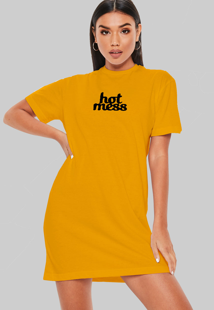 Hot Mess T-Shirt Dress
