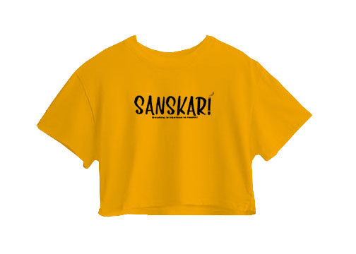 Sanskari Crop Top Sanskari Crop Top