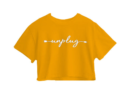 UNPLUG CROP TOP UNPLUG CROP TOP