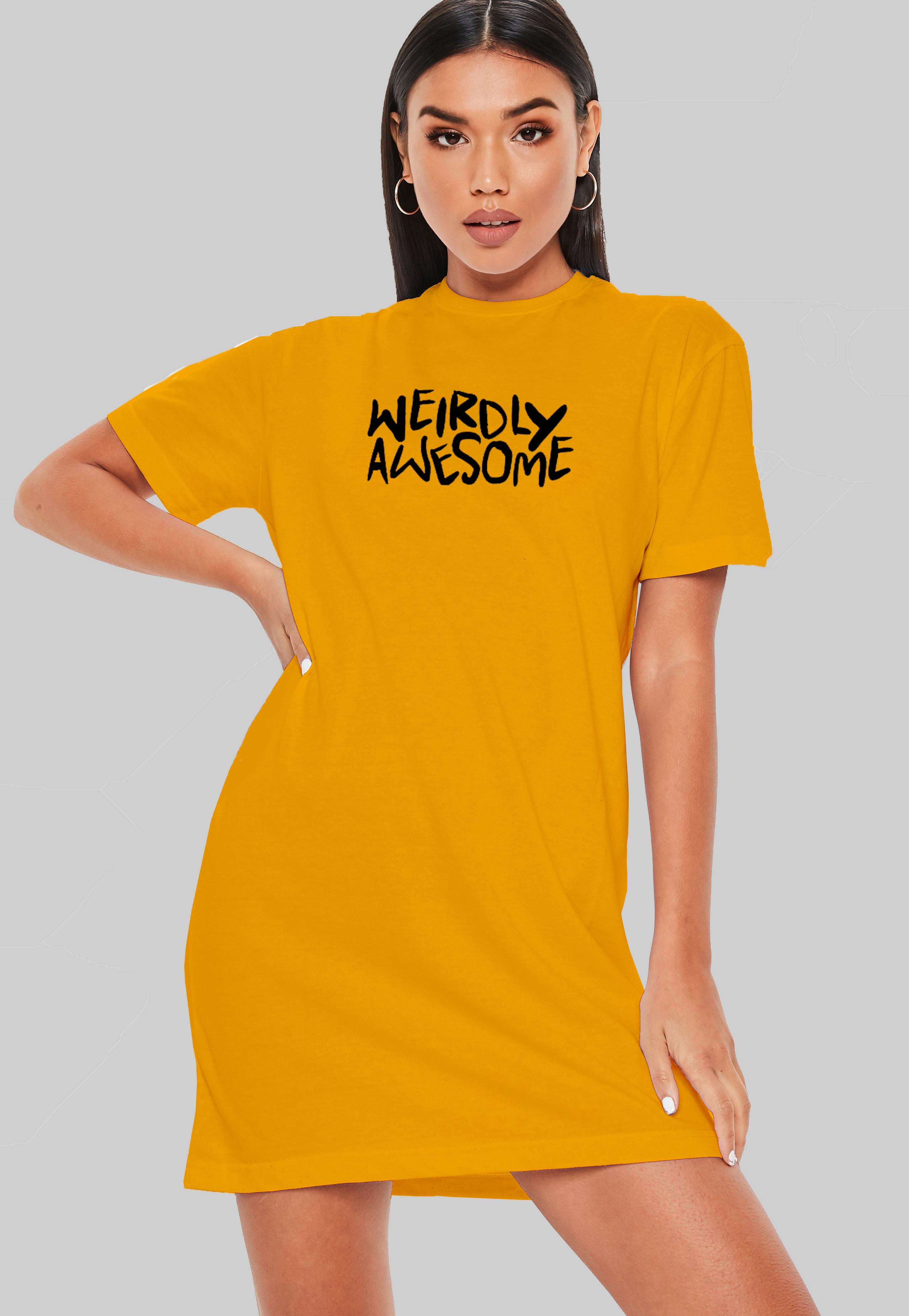Weirdly Awesome T-Shirt Dress Weirdly Awesome T-Shirt Dress