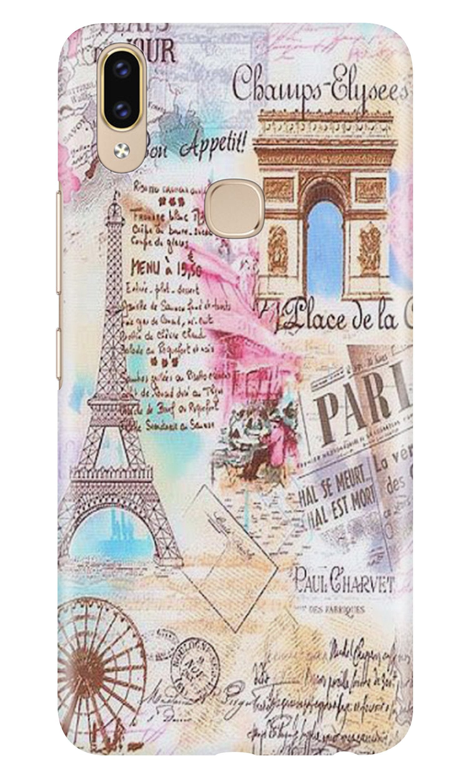 Paris Eiftel Tower Mobile Back Case for Zenfone 5z (Design - 54) Paris Eiftel Tower Case for Zenfone 5z