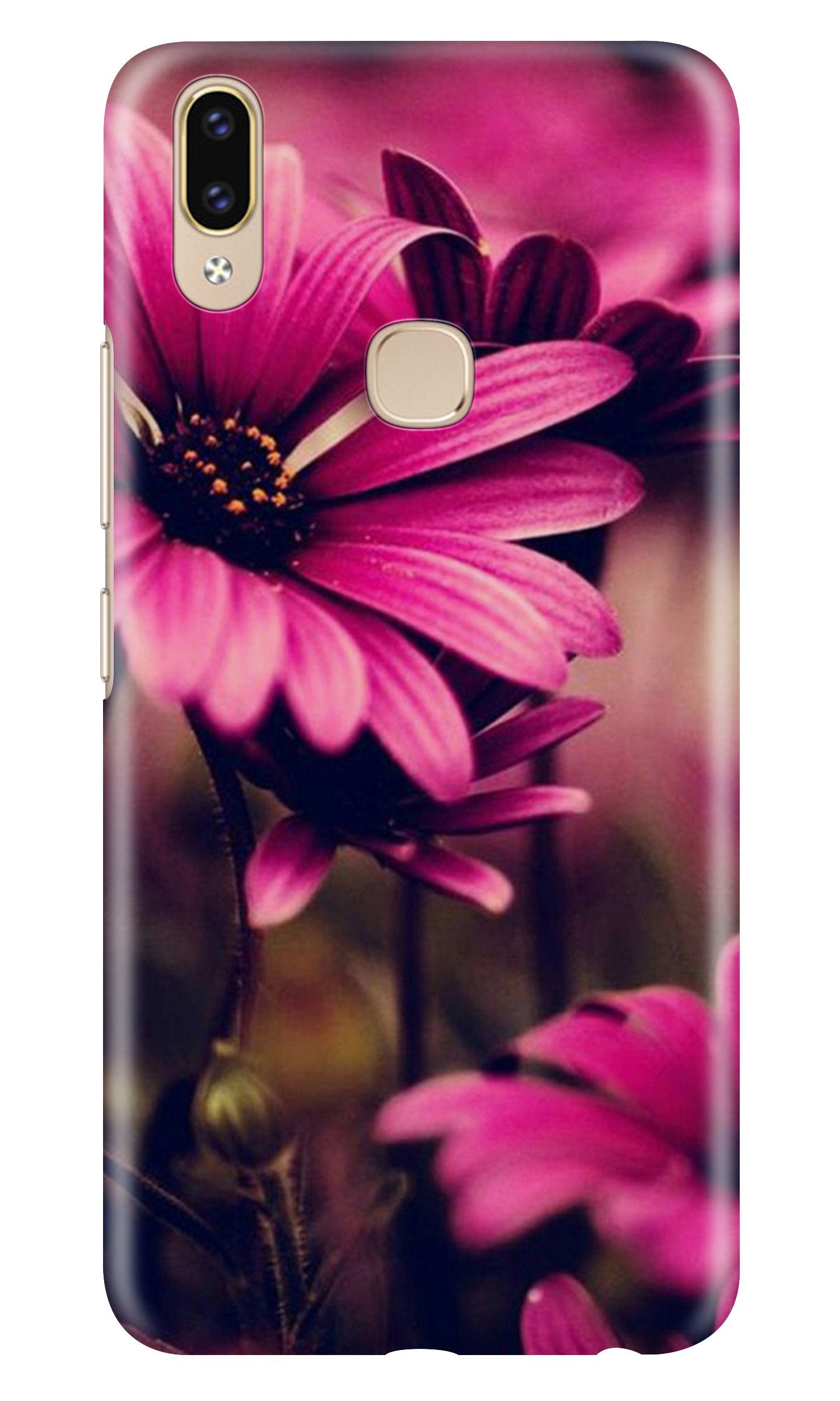 Purple Daisy Mobile Back Case for Zenfone 5z (Design - 65) Purple Daisy Case for Zenfone 5z