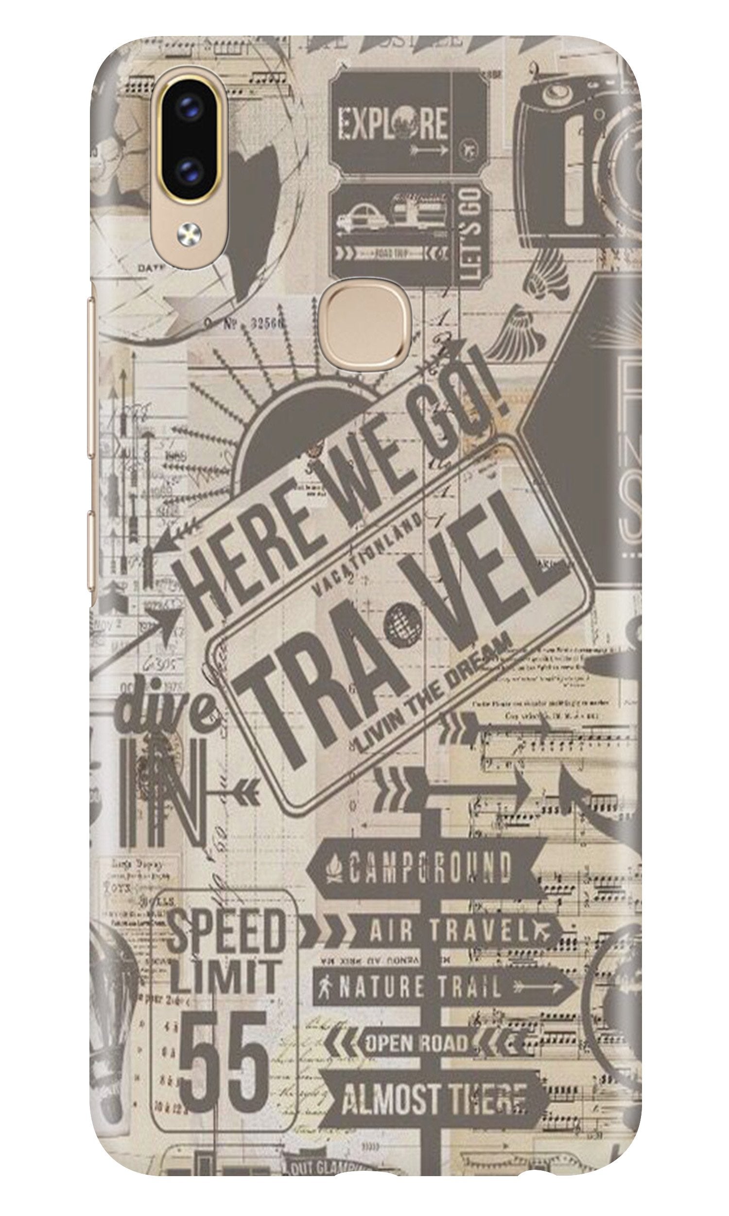 Travel Mobile Back Case for Zenfone 5z (Design - 104) Travel Case for Zenfone 5z (Design - 104)