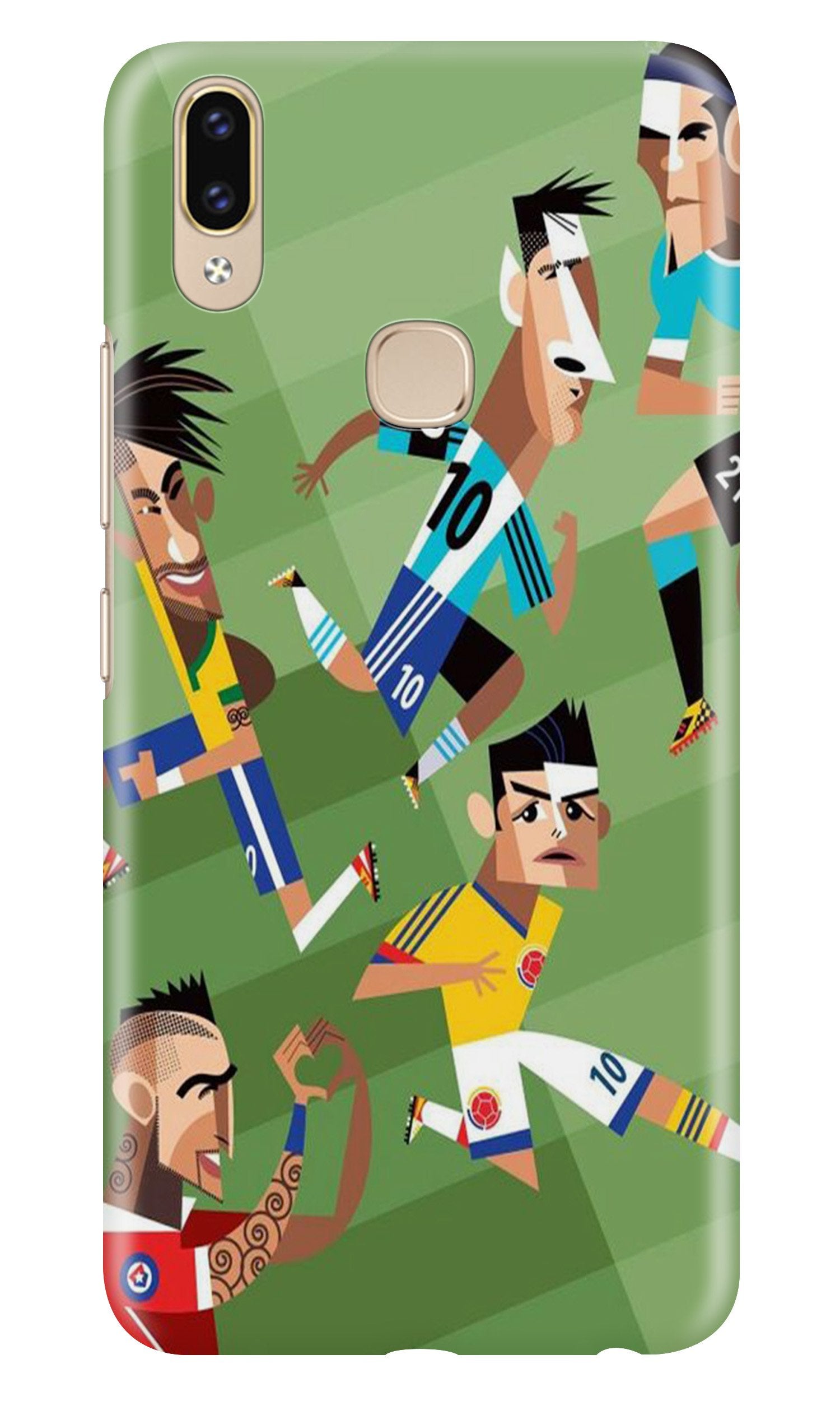 Football Mobile Back Case for Zenfone 5z (Design - 166) Football Case for Zenfone 5z (Design - 166)