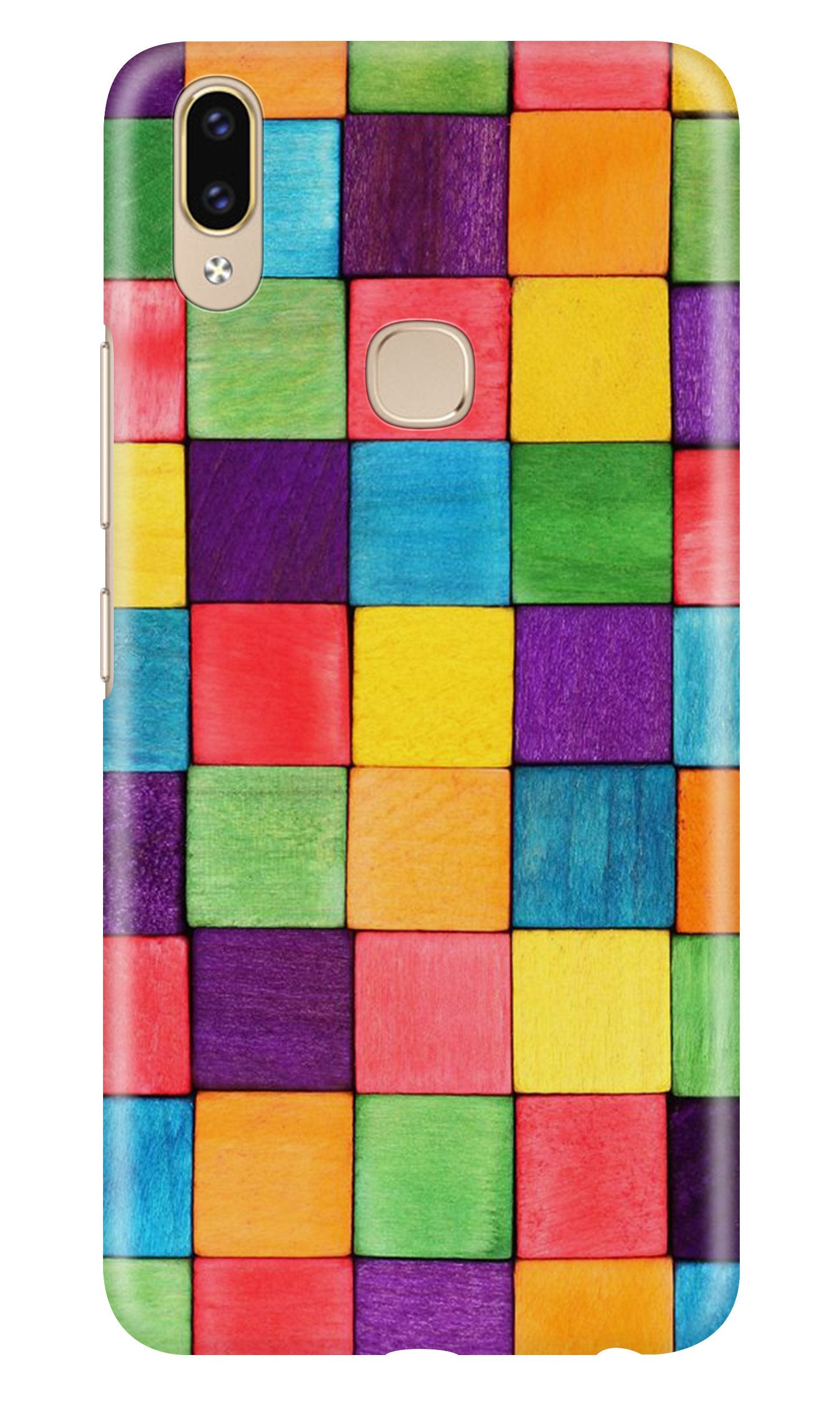 Colorful Square Mobile Back Case for Zenfone 5z (Design - 218) Colorful Square Case for Zenfone 5z (Design No. 218)