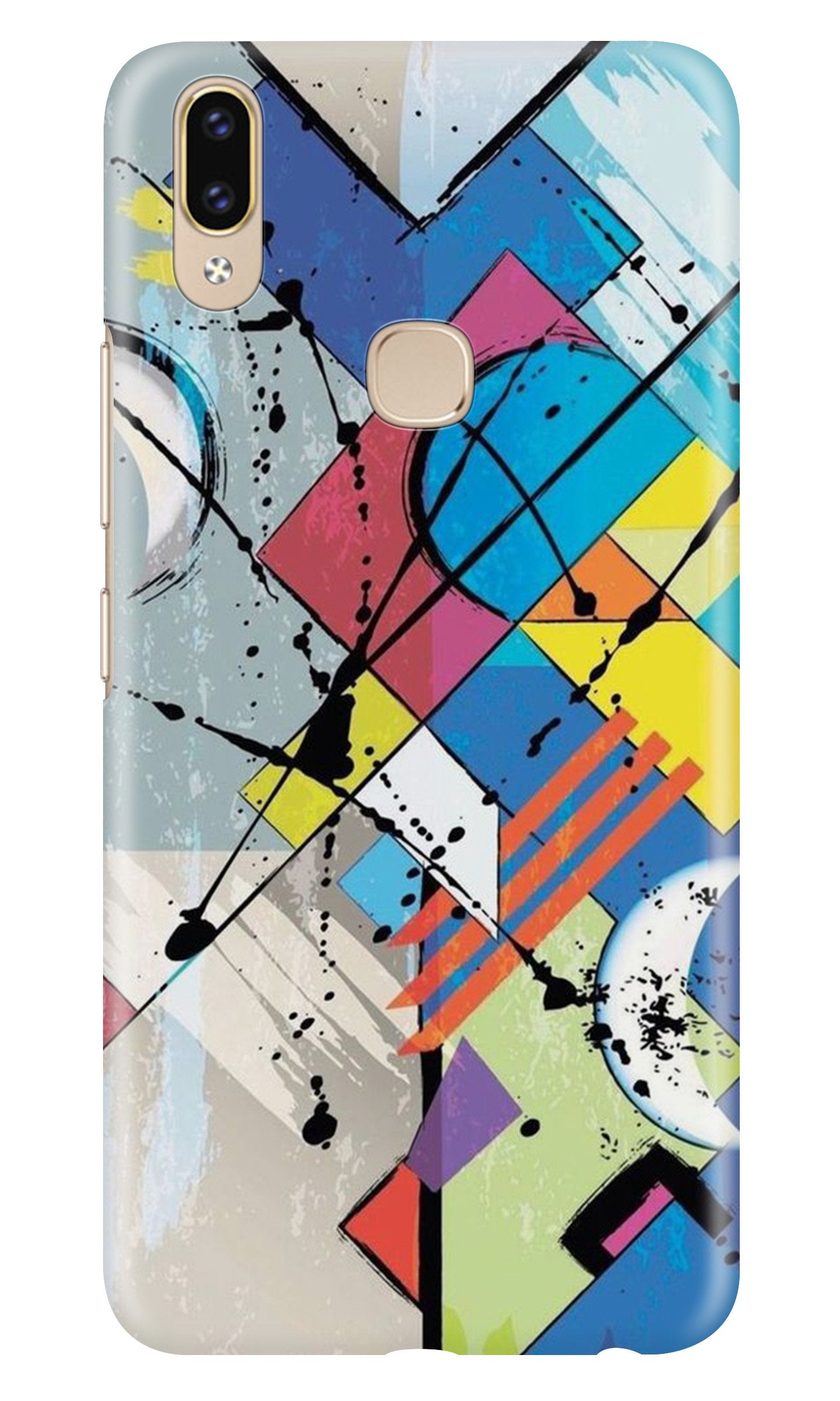 Modern Art Mobile Back Case for Zenfone 5z (Design - 235) Modern Art Case for Zenfone 5z (Design No. 235)