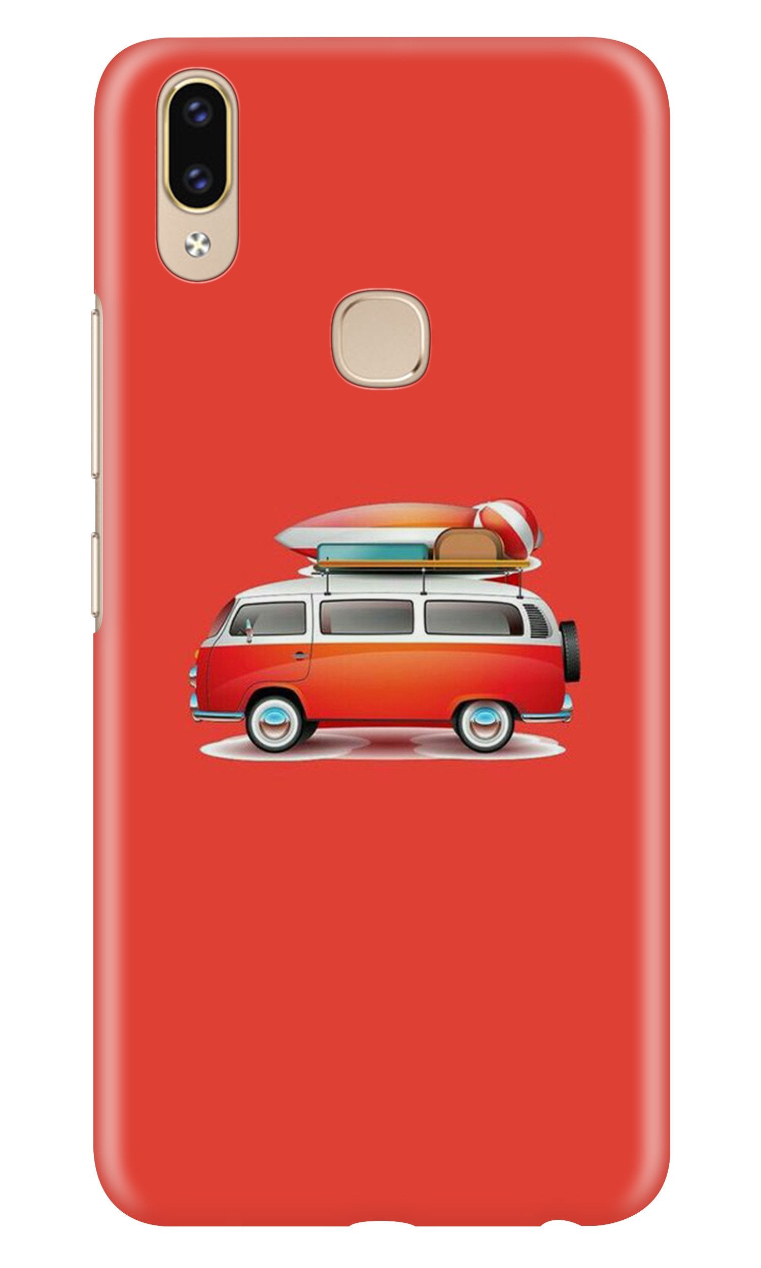 Travel Bus Mobile Back Case for Zenfone 5z (Design - 258) Travel Bus Case for Zenfone 5z (Design No. 258)