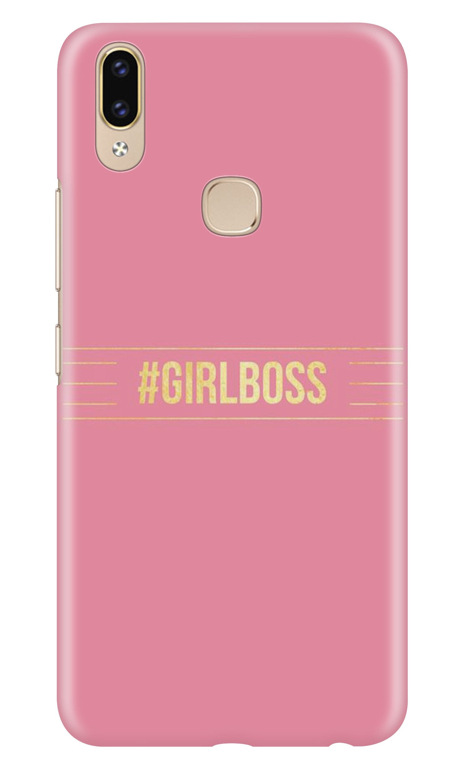 Girl Boss Pink Mobile Back Case for Zenfone 5z (Design - 263) Girl Boss Pink Case for Zenfone 5z (Design No. 263)
