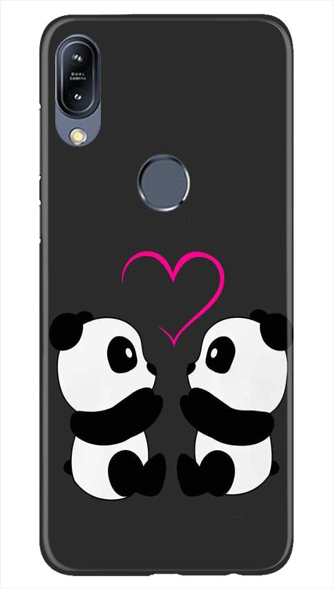Panda Love Mobile Back Case for Asus Zenfone Max M2 (Design - 398) Panda Love Mobile Back Case for Asus Zenfone Max M2 (Design - 398)