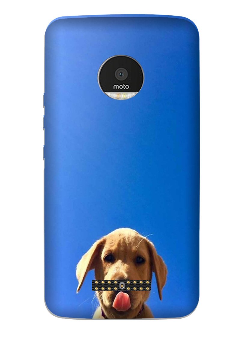 Dog Mobile Back Case for Moto Z Play (Design - 332) Dog Mobile Back Case for Moto Z Play (Design - 332)