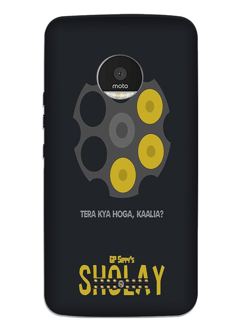 Sholay Mobile Back Case for Moto Z Play (Design - 356) Sholay Mobile Back Case for Moto Z Play (Design - 356)