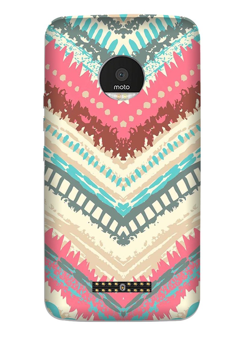 Pattern Mobile Back Case for Moto Z2 Play (Design - 368) Pattern Mobile Back Case for Moto Z2 Play (Design - 368)