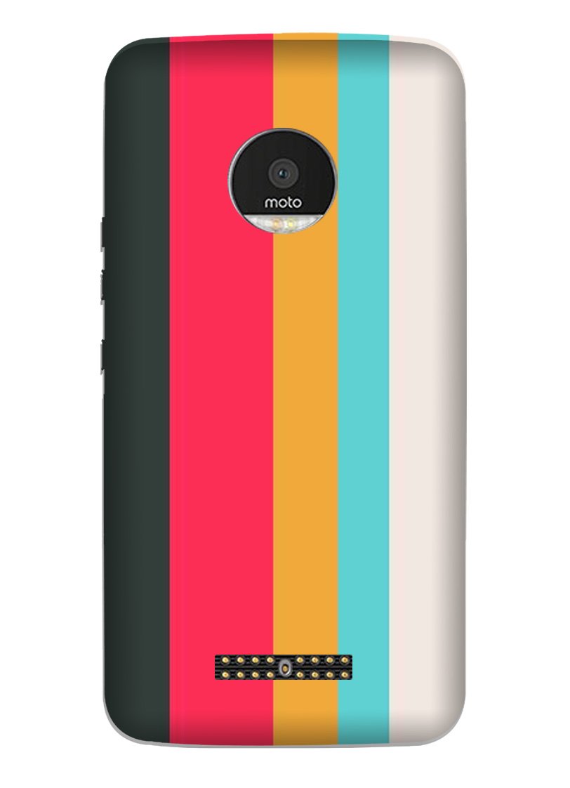 Color Pattern Mobile Back Case for Moto Z Play (Design - 369) Color Pattern Mobile Back Case for Moto Z Play (Design - 369)