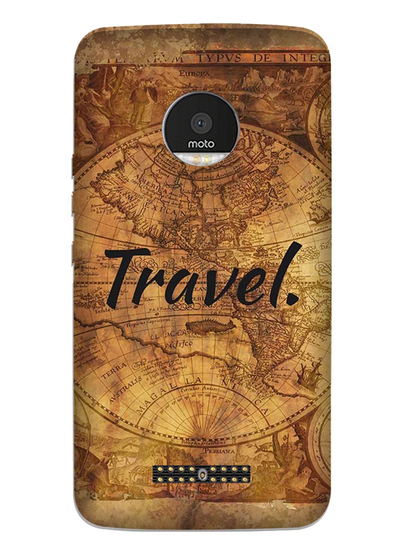 Travel Mobile Back Case for Moto Z Play (Design - 375) Travel Mobile Back Case for Moto Z Play (Design - 375)