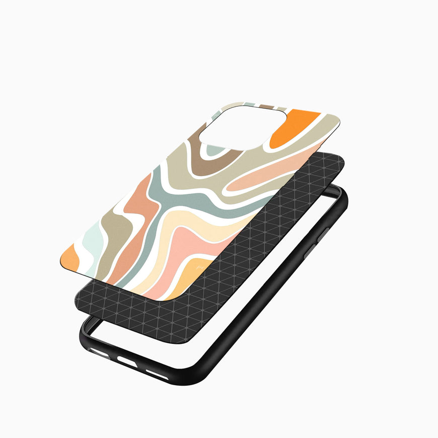 Abstract Wavy Pattern Premium iphone cover