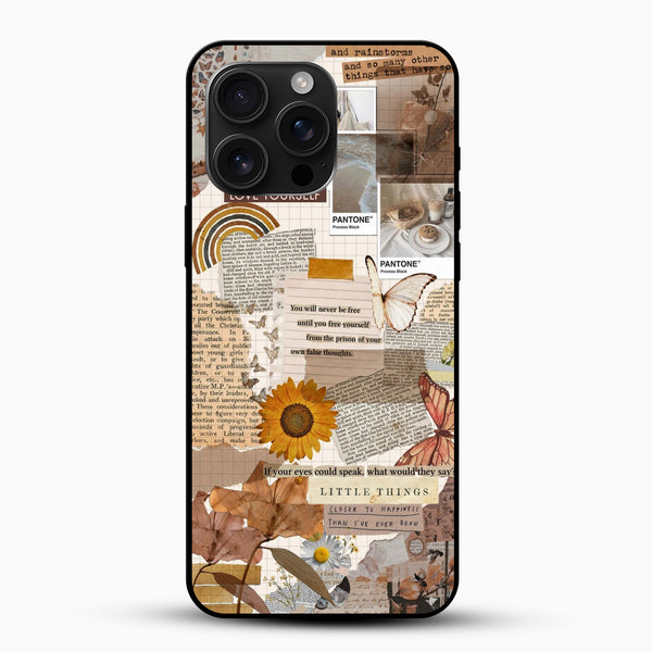 Vintage Aesthetic Collage Quote Phone Case